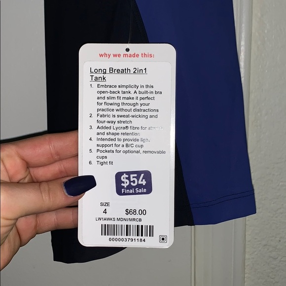 Lululemon Long Breath 2in1 Tank✨ - Picture 3 of 5